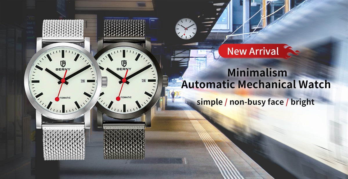 BERNY AM138MS-L Automatic Mechanical Watch