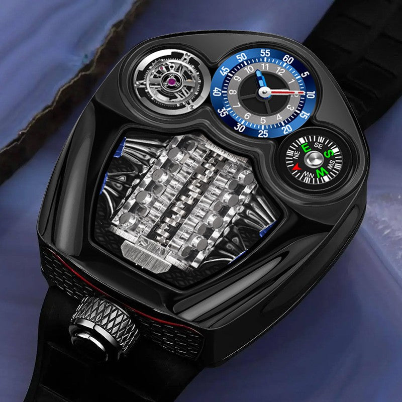 Pindu Design Compass Men's Watch