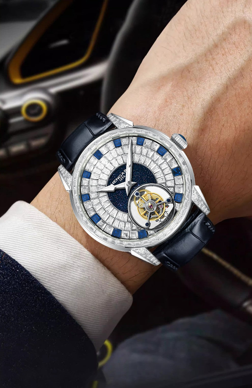 HENGARY HG1019 Luxury Tourbillon Watch