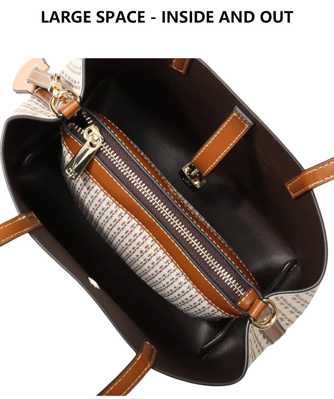 CHCH Women's Letter Print Messenger Bag