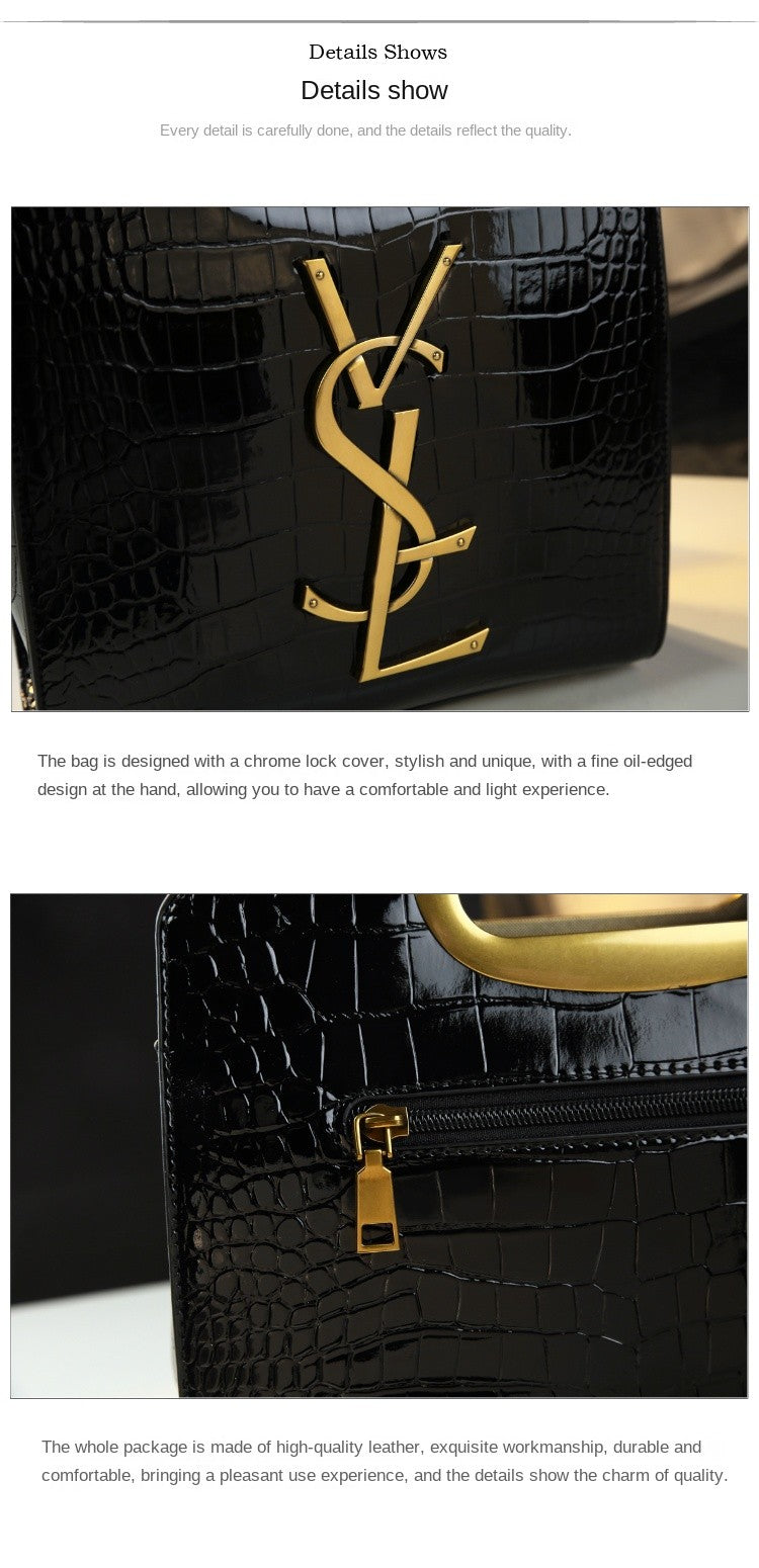 Women's Solid PU Leather Casual Tote Bag