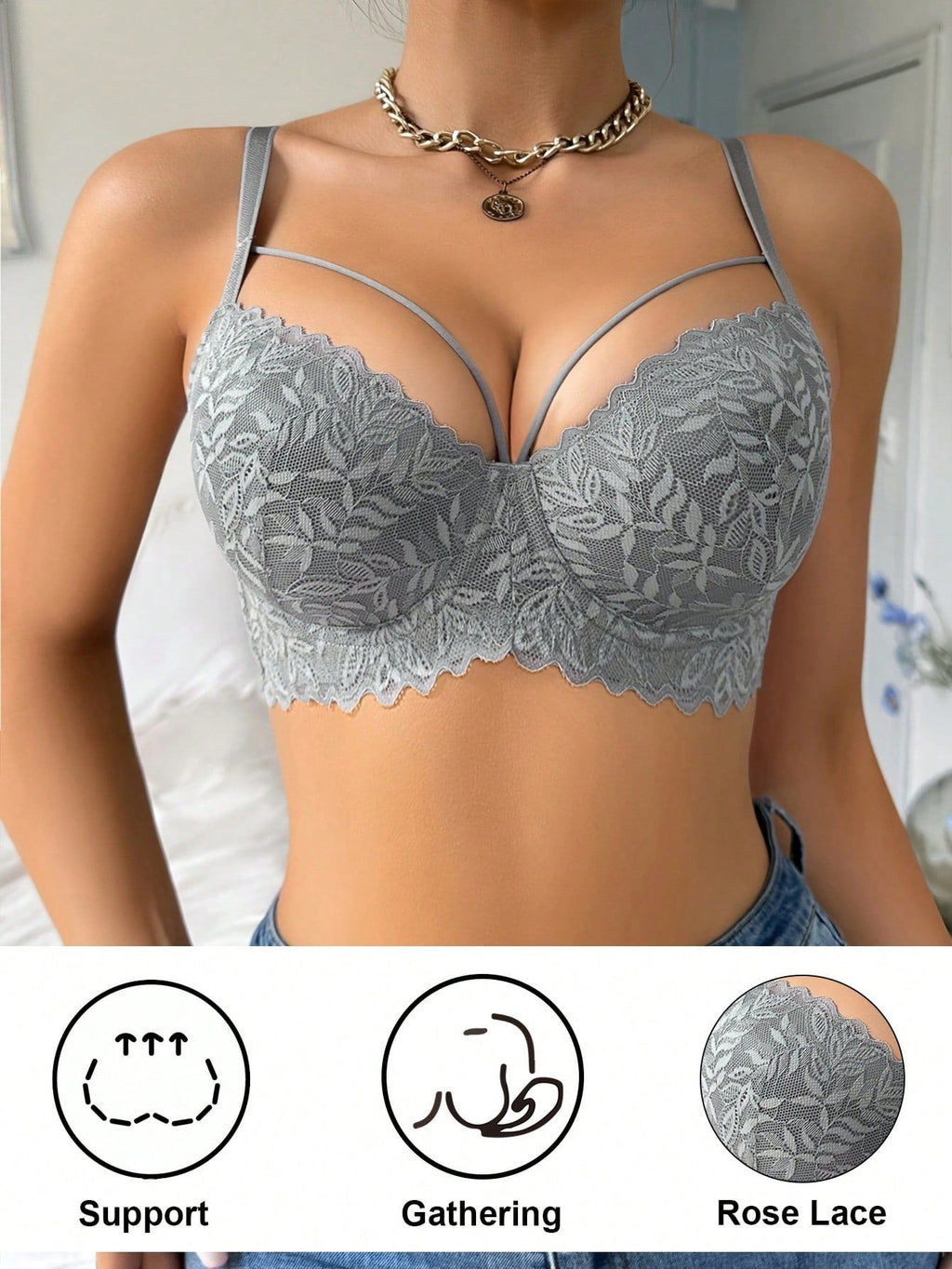 Sexy Push-Up Underwire Bra