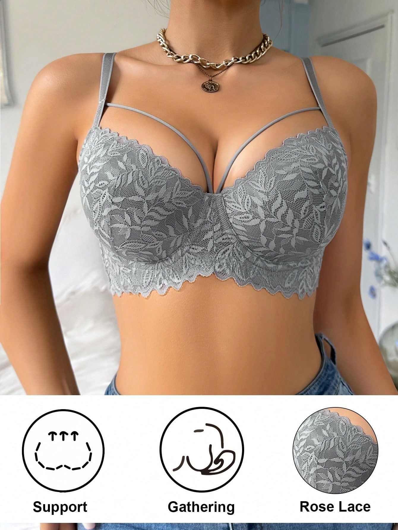 Sexy Push-Up Underwire Bra