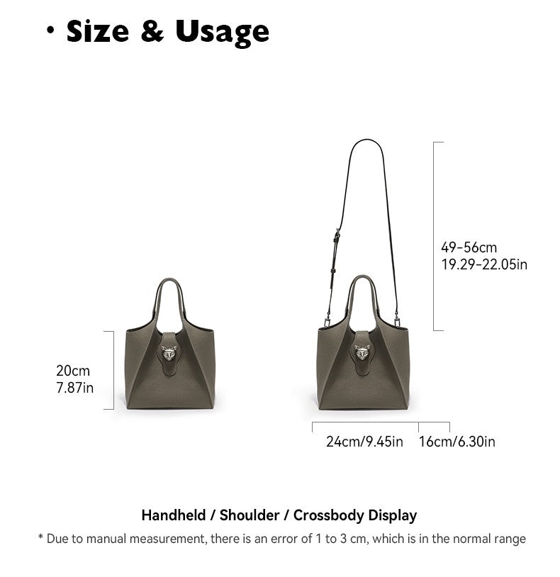 BAFELLI Unisex Genuine Leather Tote Bag