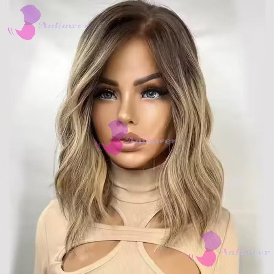 Anlimeer Short Body Wave Brazilian Human Hair Wig