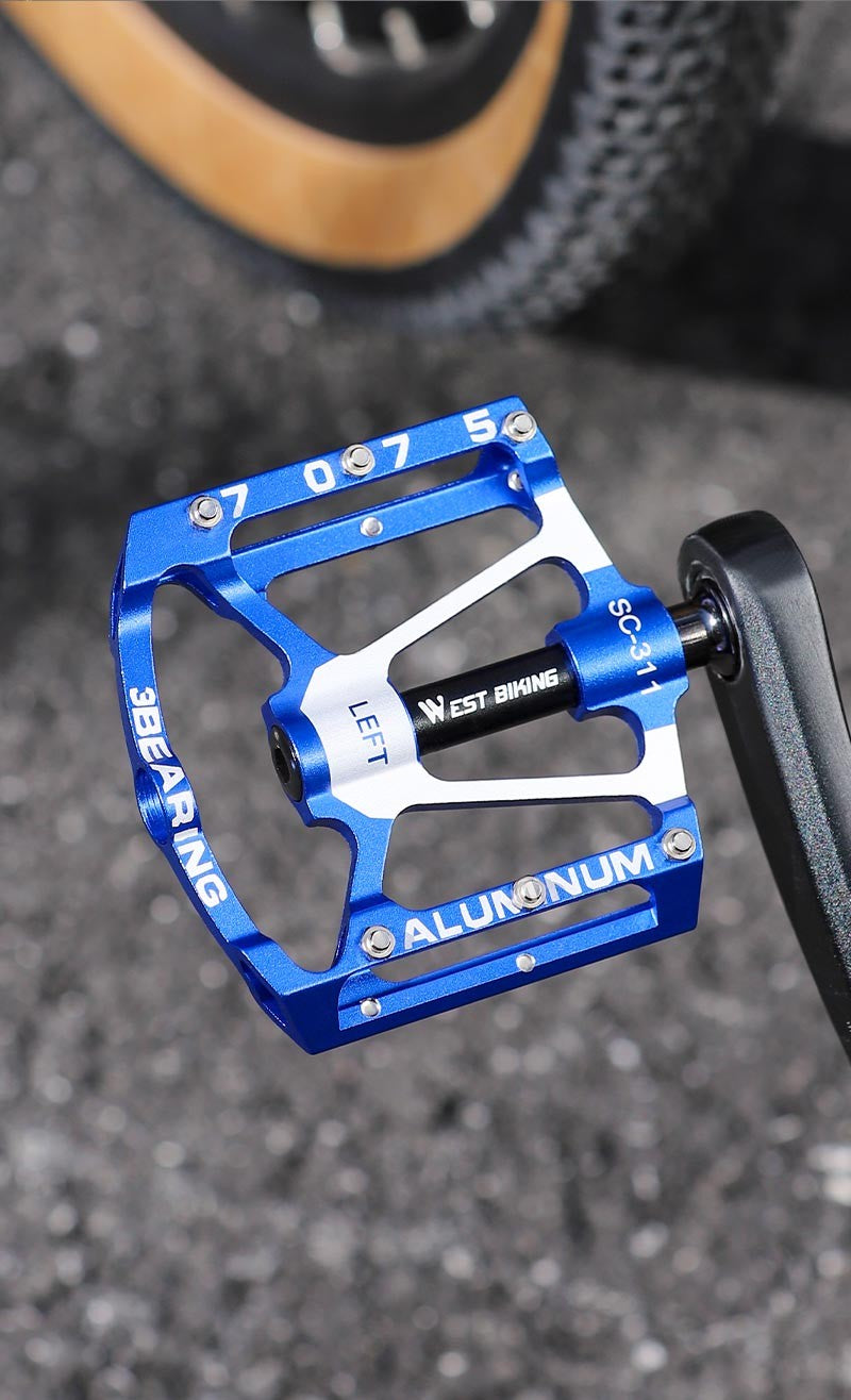 West Biking 3 Bearing Ultralight Bike Pedals