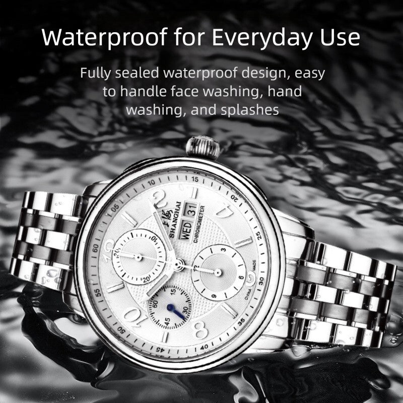 Shanghai 9001 Mechanical Chronograph Watch