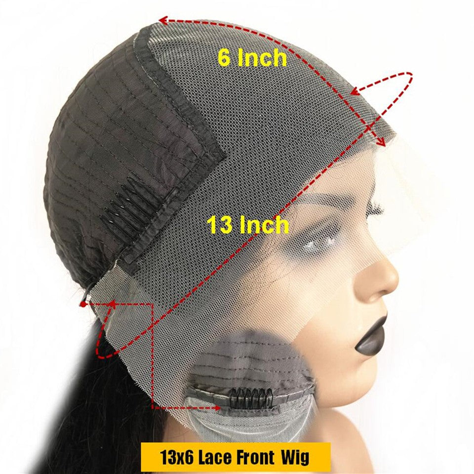 Lace Frontal Body Wave Wig, Raízes marrons, Ombre Blonde, 13x4 Lace Front Peruc