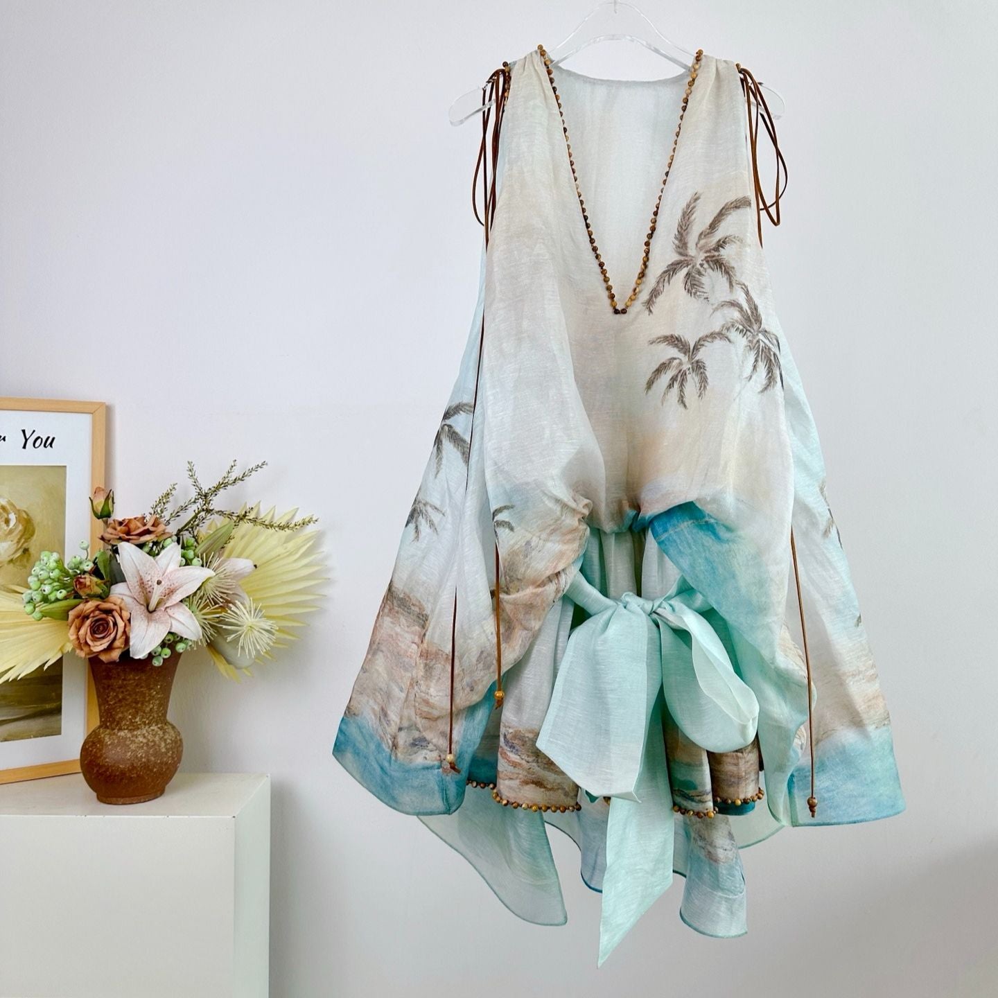 Domedeer Floral A-Line Mini Dress