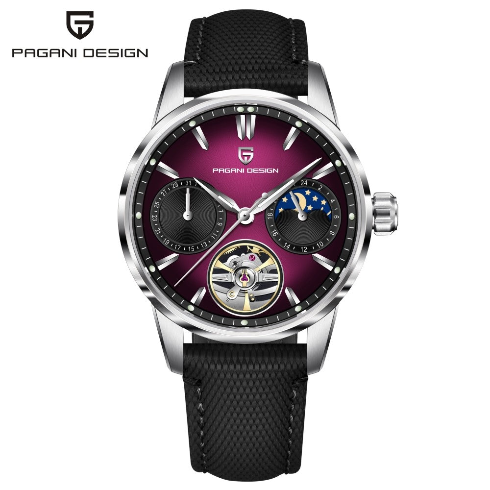 PAGANI DESIGN PD-YS021: Luxury Skeleton Mechanical Watch