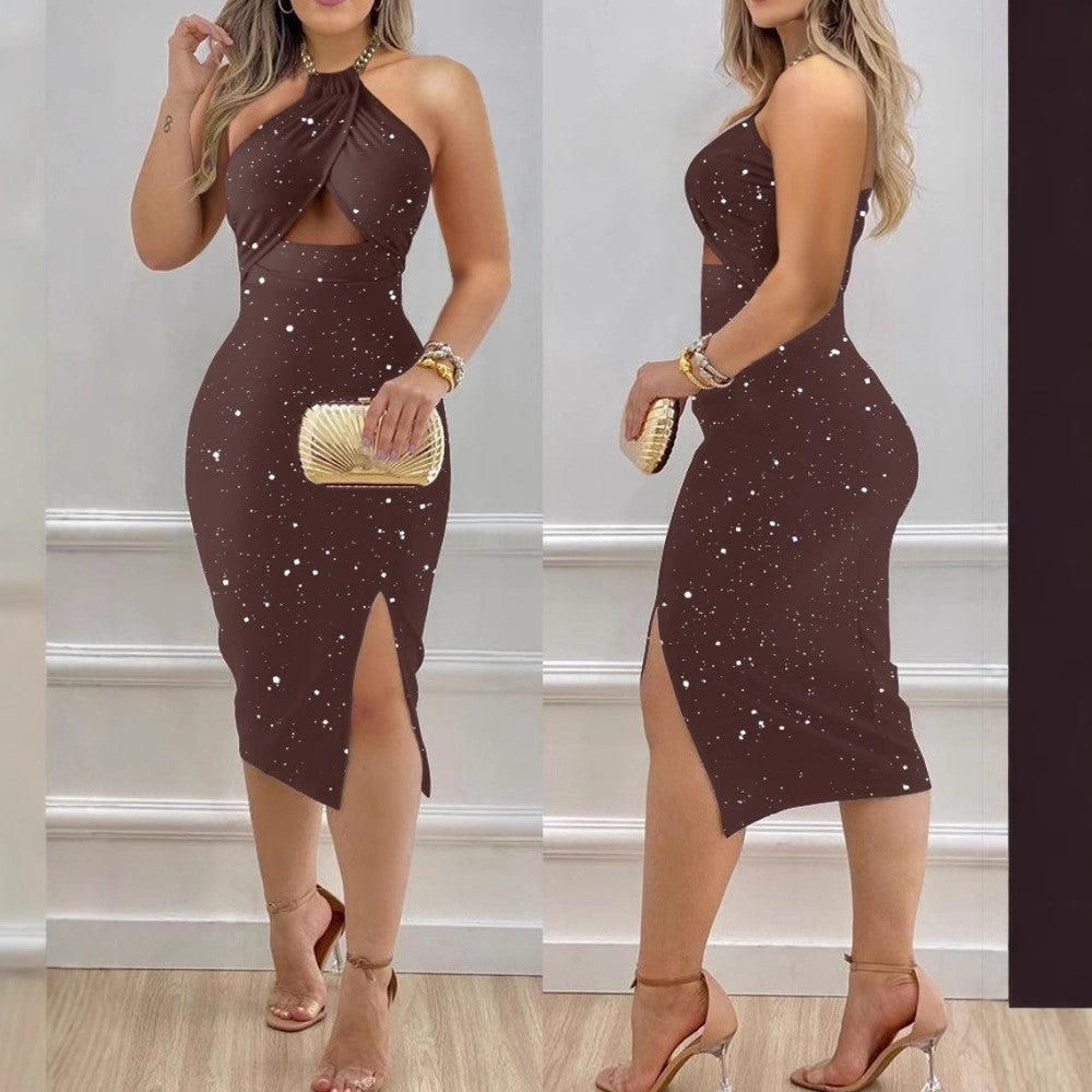 Nowsaa Sexy & Club Halter Dress