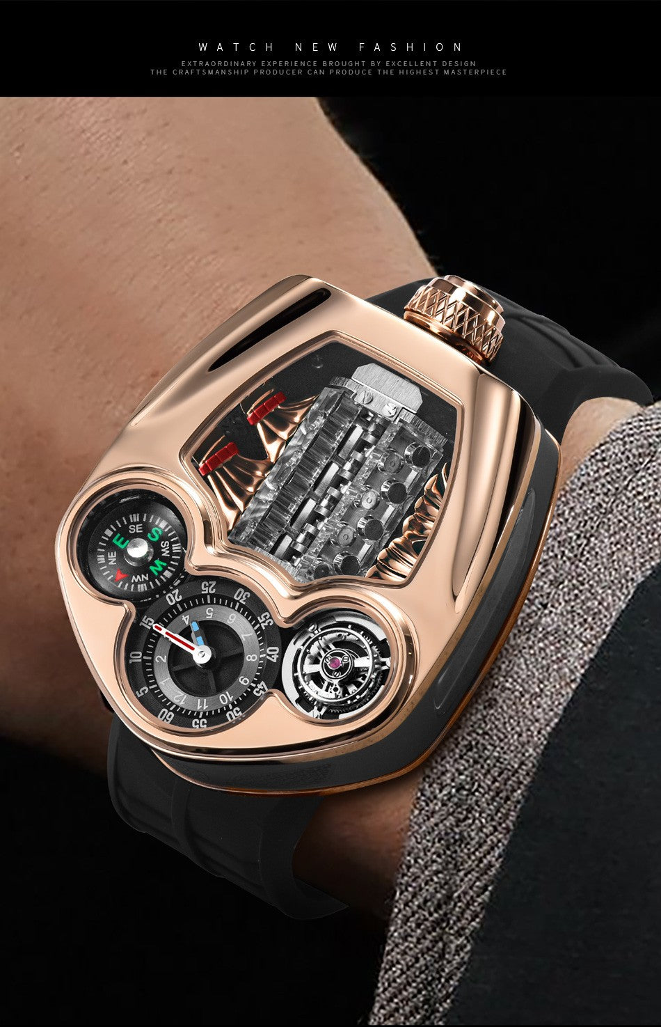 Luxury Quartz Watch P6658