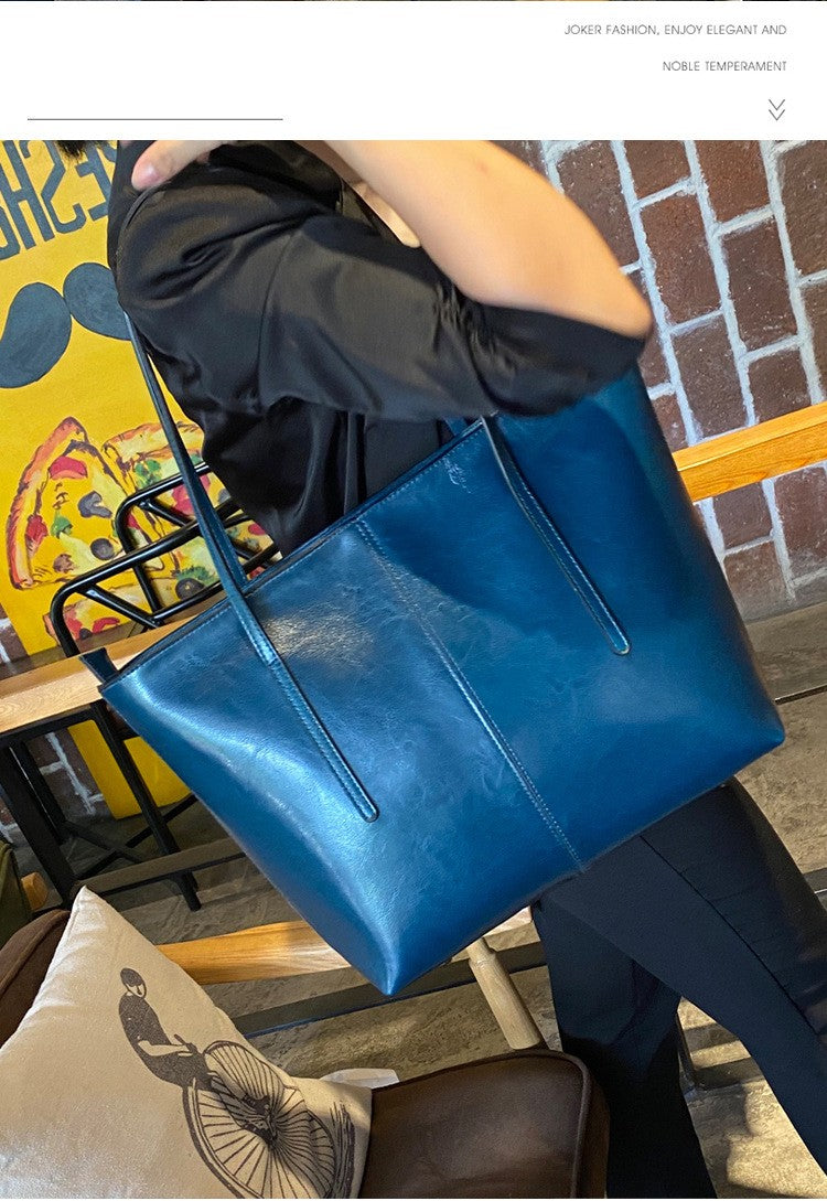 HTLT Genuine Leather Tote Bag