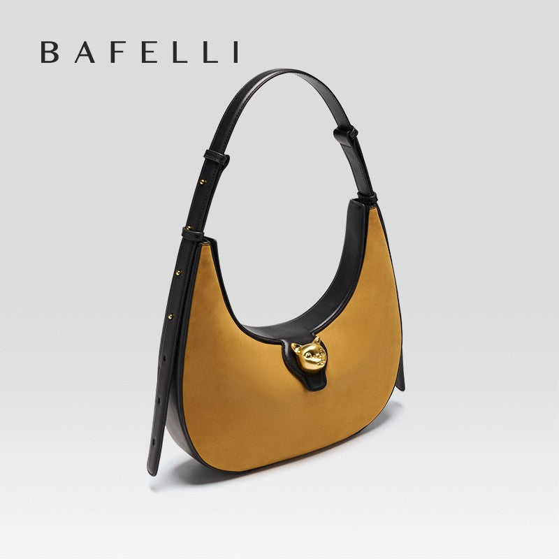 BAFELLI Women's Genuine Leather Hobo Bag