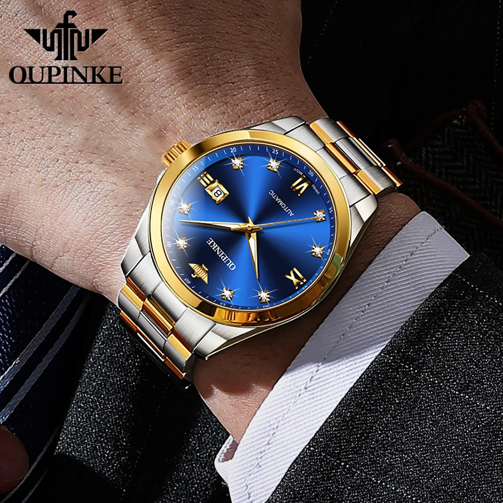 OUPINKE 3199 Luxury Skeleton Watch