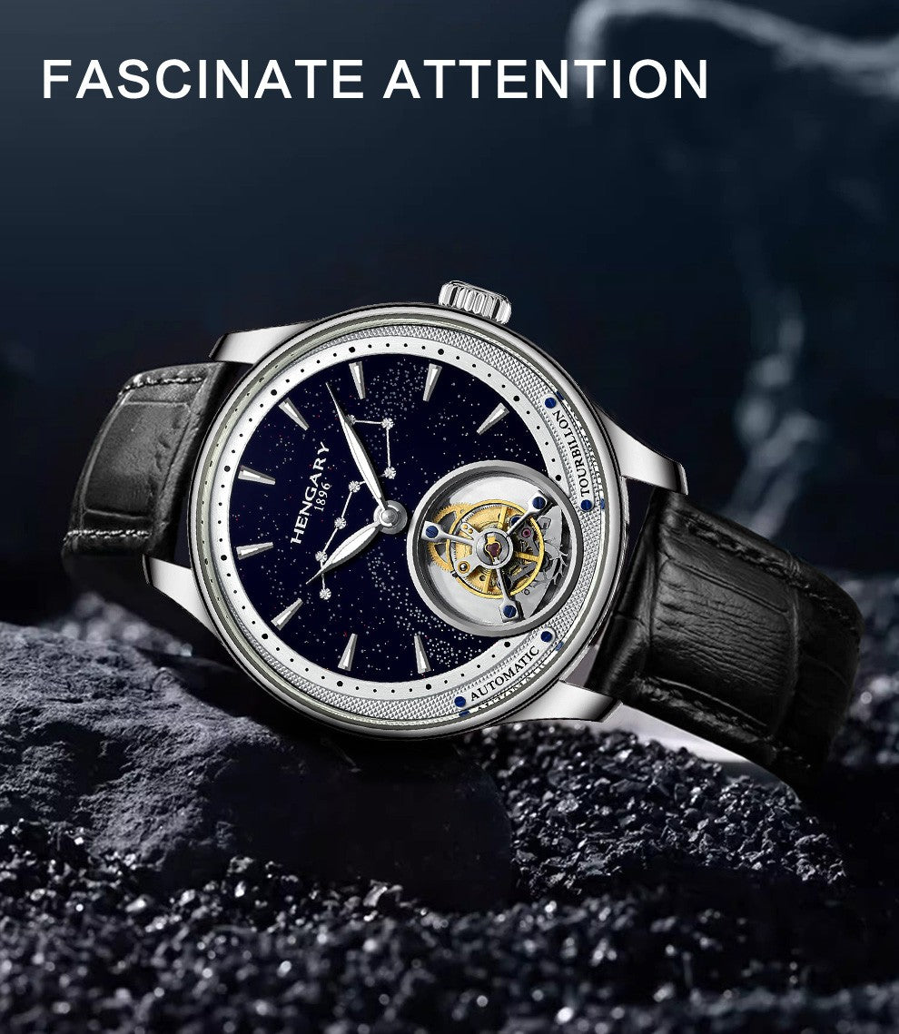 HENGARY HG1016 Luxury Tourbillon Watch