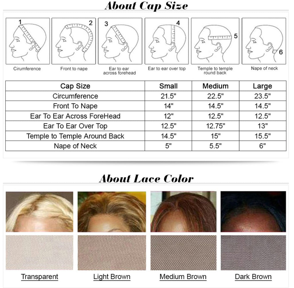 Anlimeer Long Natural Wave Brazilian Human Hair Wig