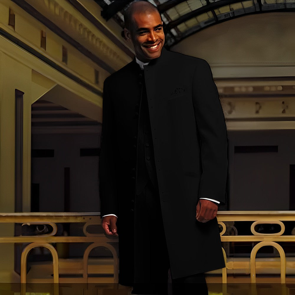 Men's Loose-Fit Wool Suit