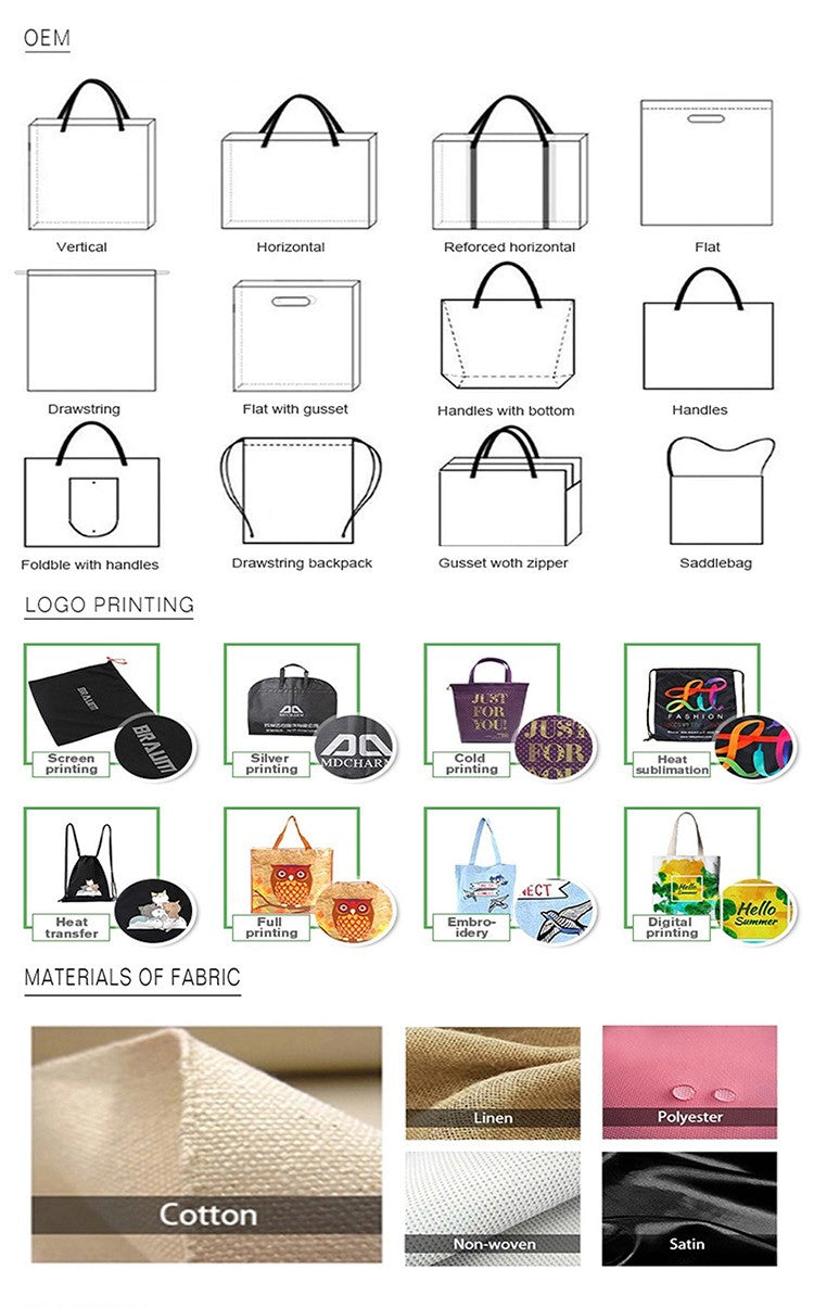 OWONDERFUL Custom Cotton Canvas Bags