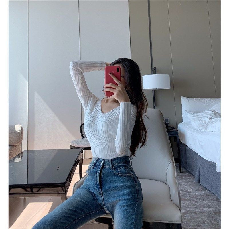 Women's V-Neck Sweater