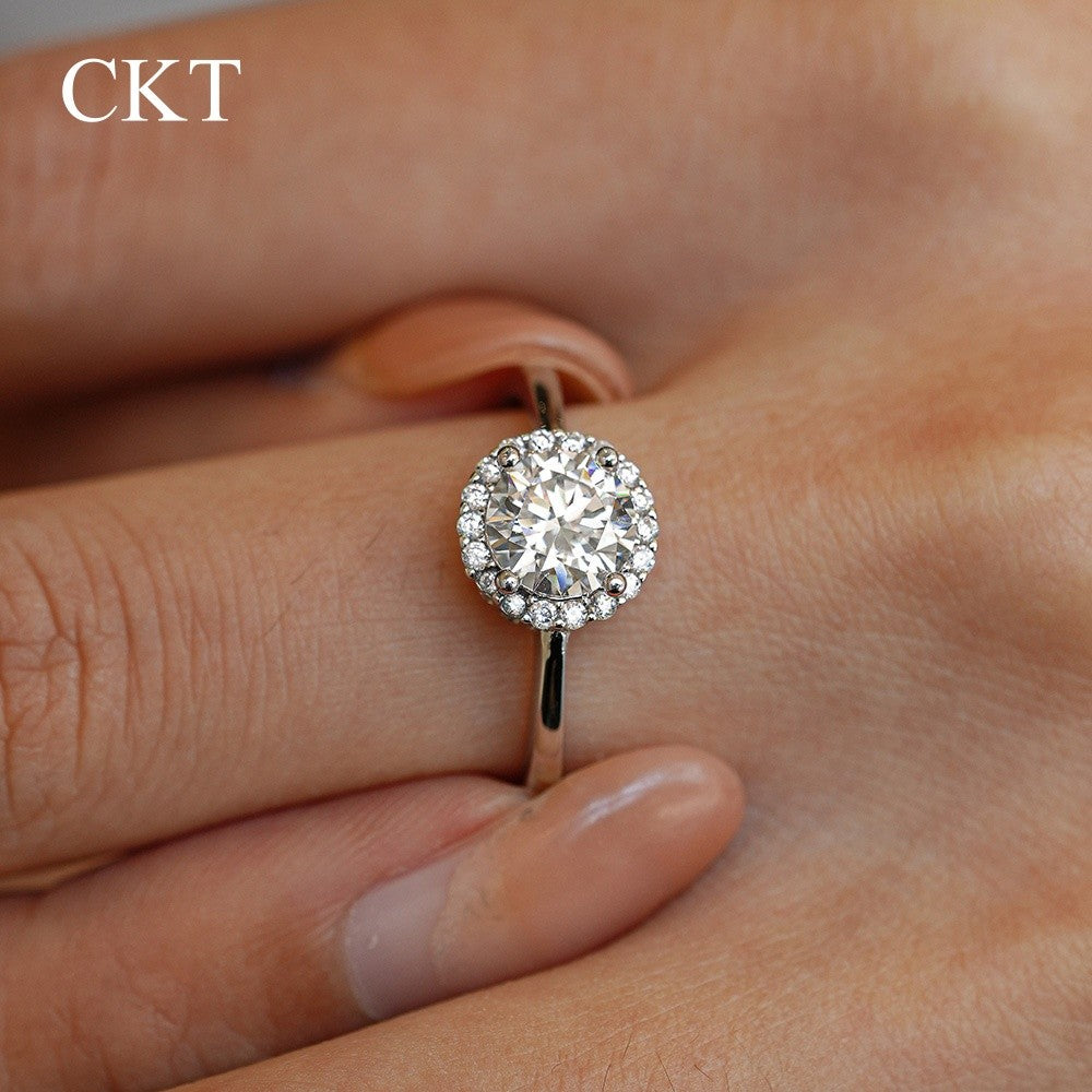 CKT Women's Romantic Moissanite Ring