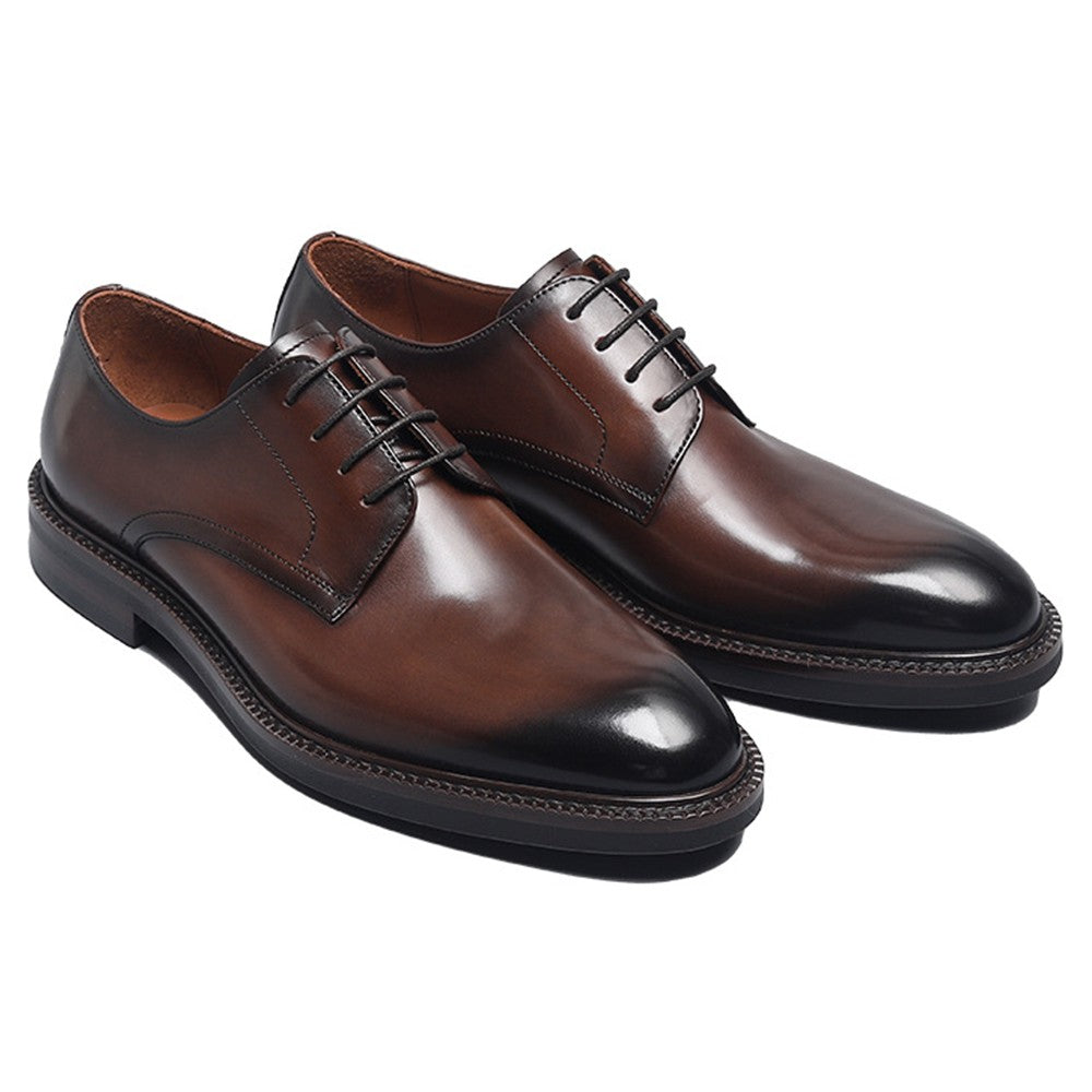 New Arrival Handmade Men's Top Layer Leather Business Wedding Shoes Breathable Genuine Leather Oxford Derby Dress Shoes New Arrival Handmade Men's Top Layer Leather Business Wedding Shoes Breathable Genuine Leather Oxford Derby Dress Shoes