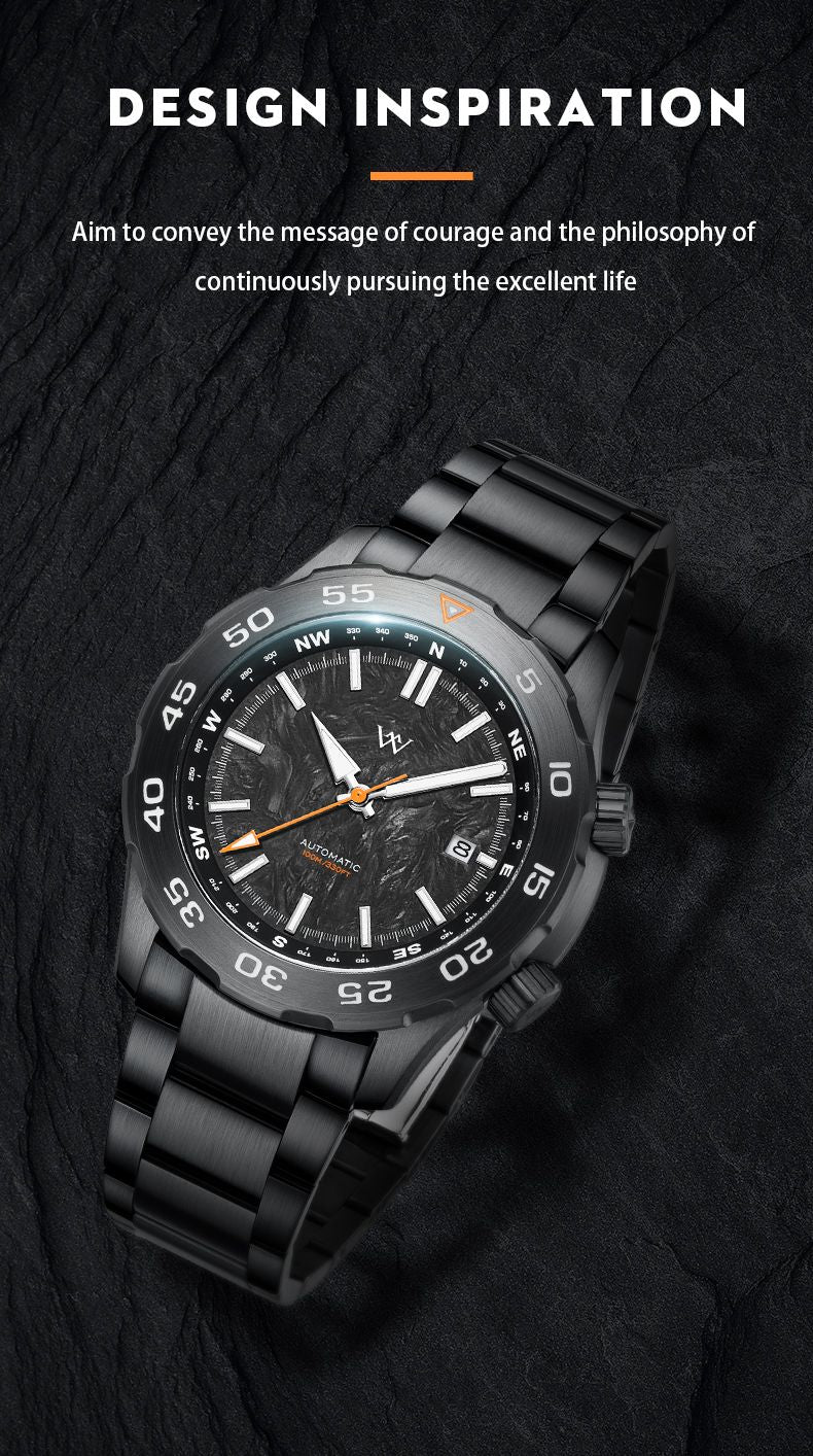 Welly Merck Automatic Mechanical Business Watch