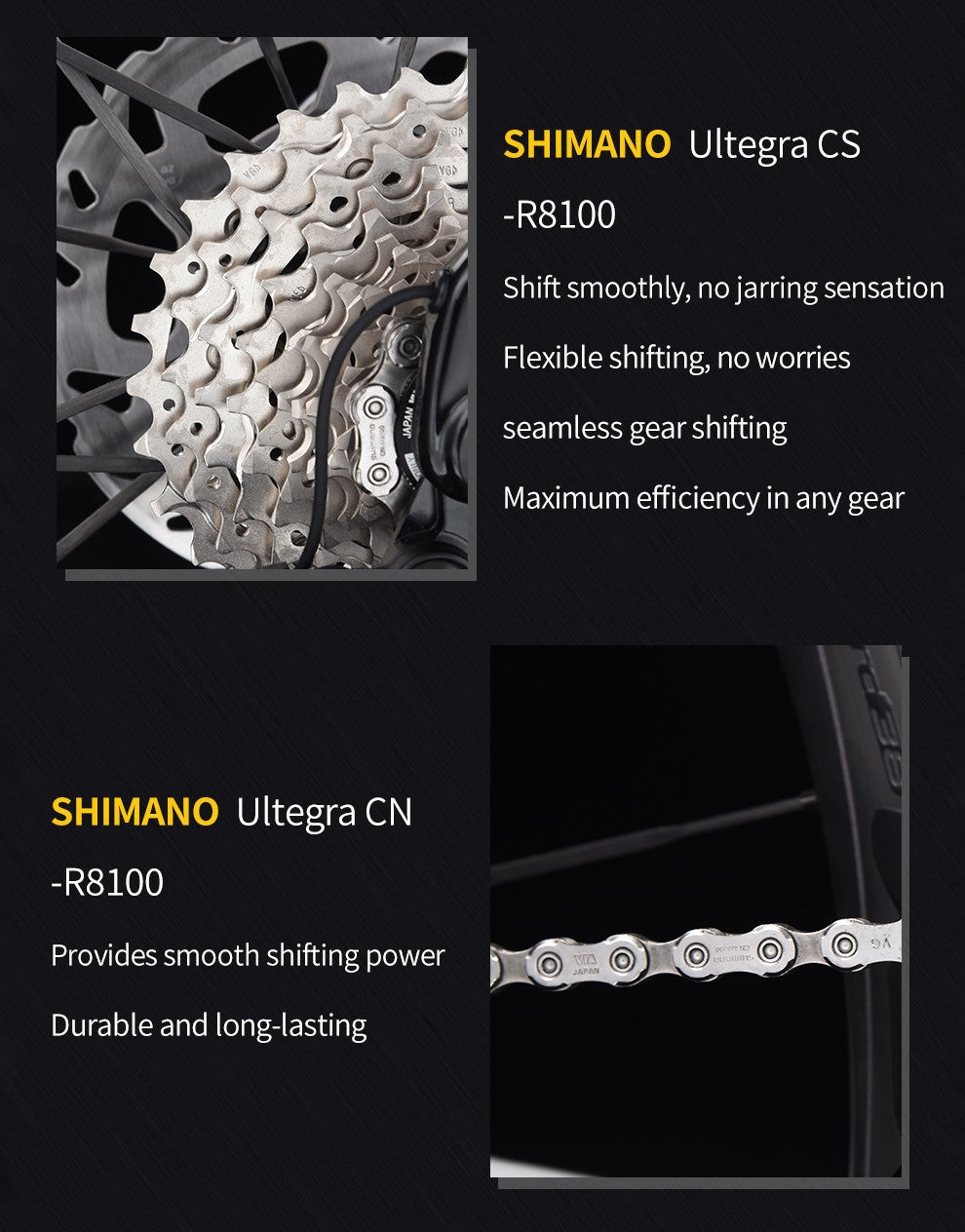 SAVA Carbon Fiber Road Bike with Shimano Ultegra Di2
