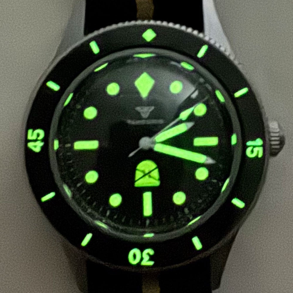 Tandorio Automatic Diver Watch: Sapphire Crystal & 200M