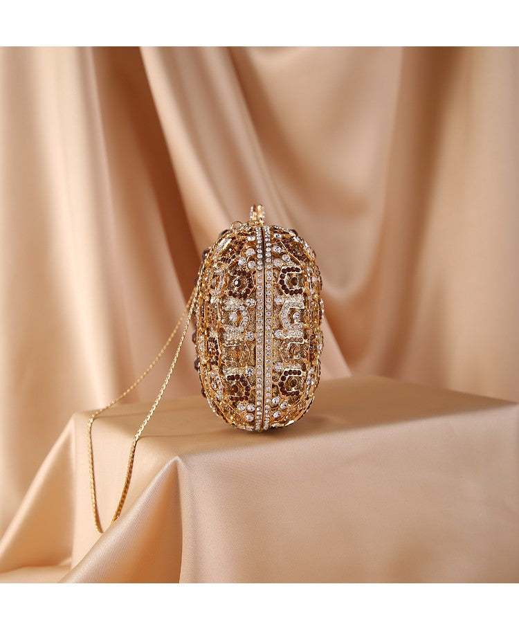 Women's Diamond Minaudiere Clutch