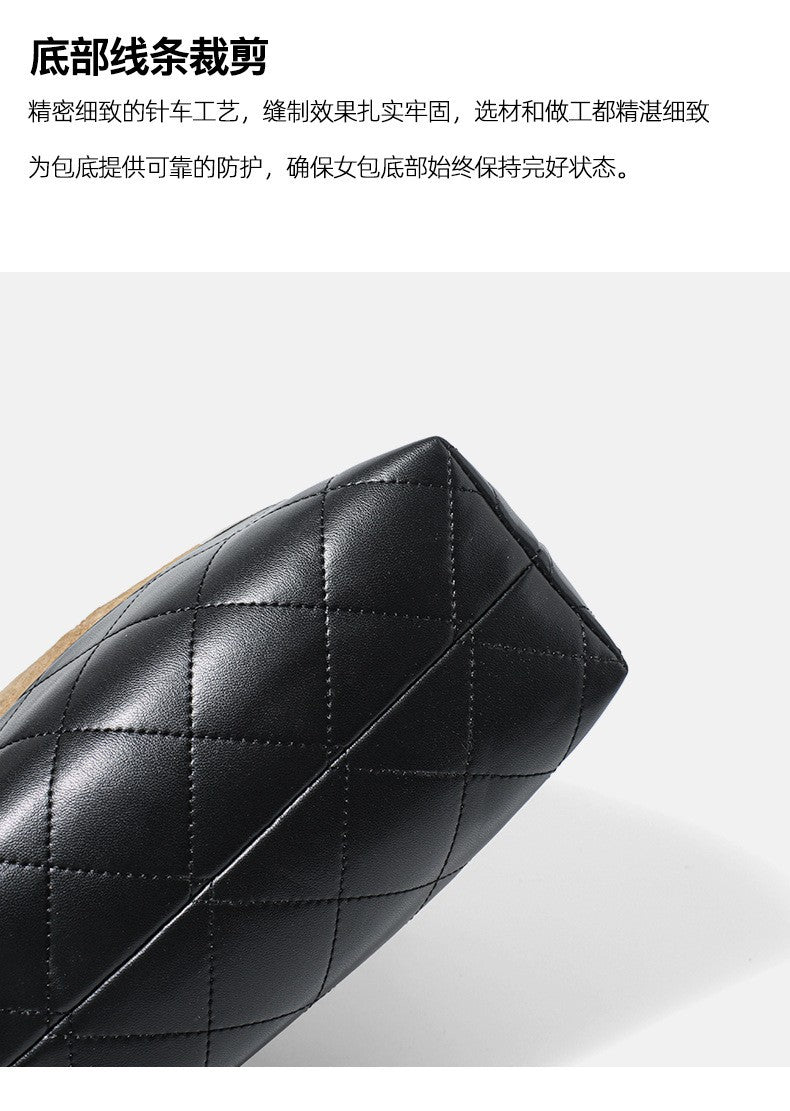 LZJV Women's Genuine Leather Bucket Bag