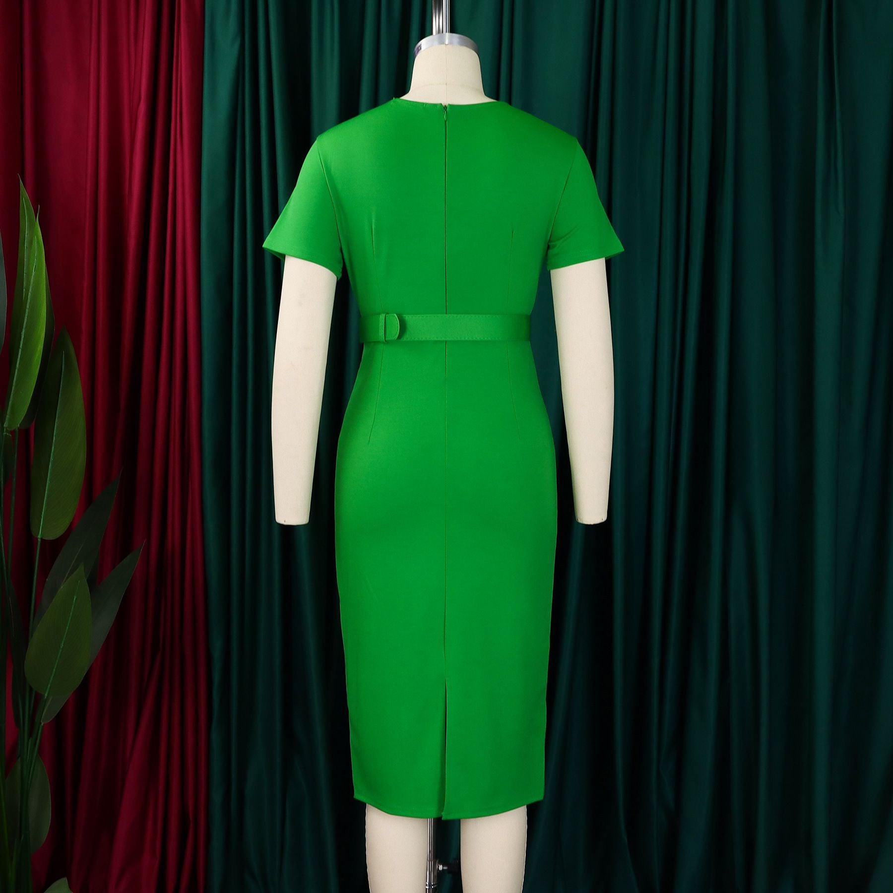 LZJV V-Neck Pencil Dress