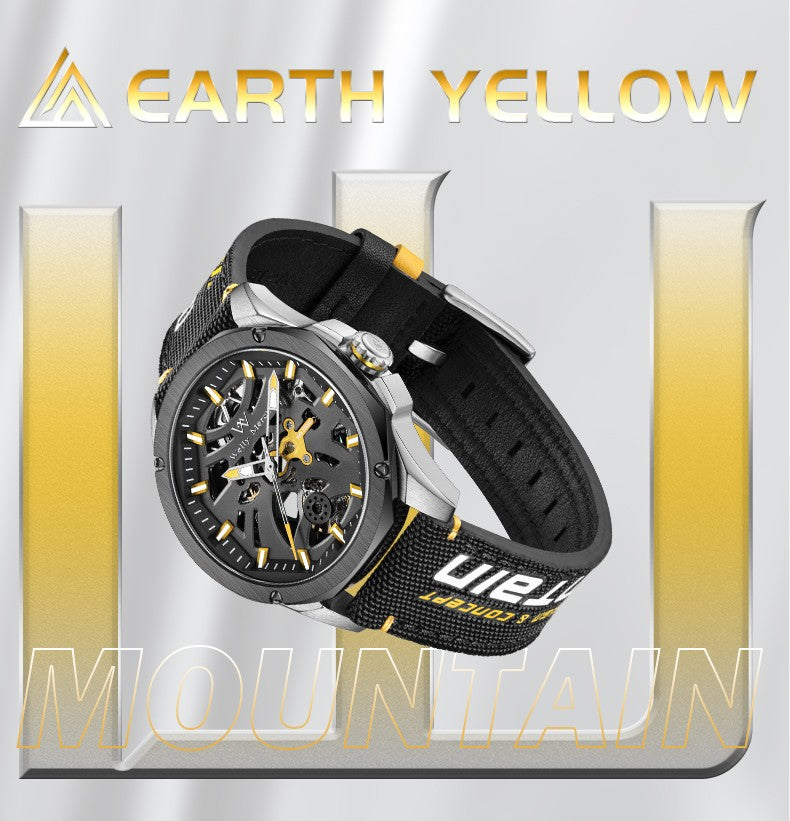 Welly Merck Men's Automatic Business Watch (Leather Strap)