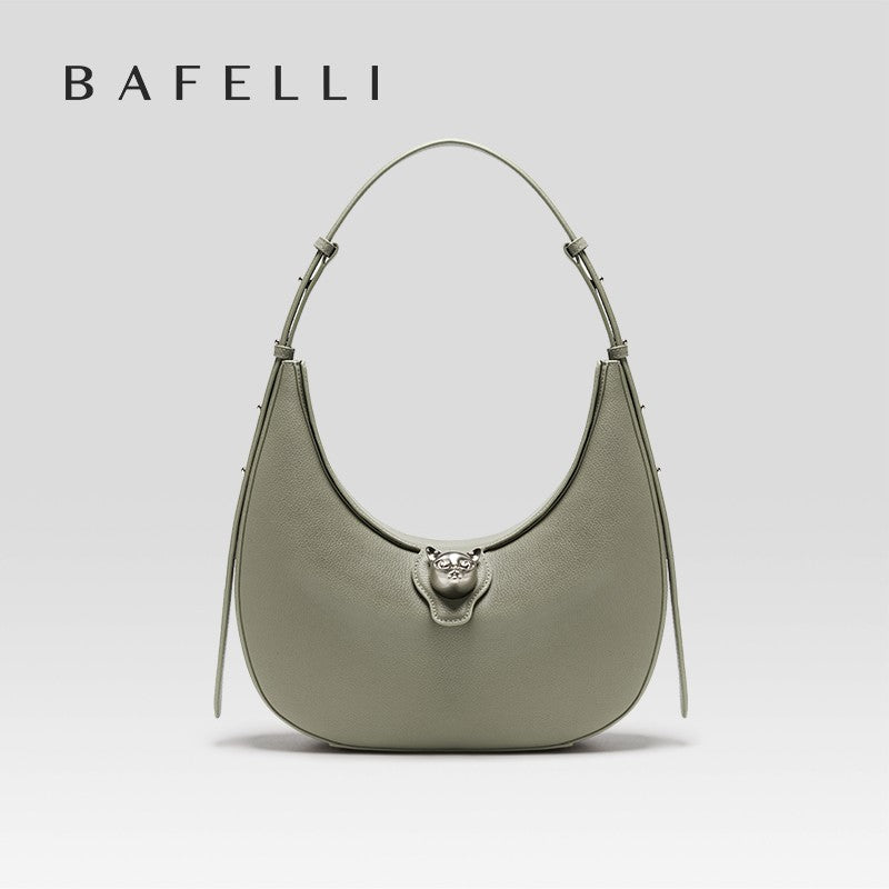 BAFELLI Women's Genuine Leather Hobo Bag