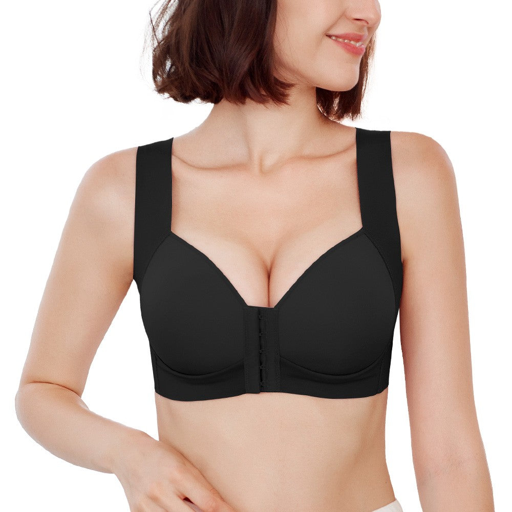 Fallsweet Front Closure Wireless Push-Up Bra