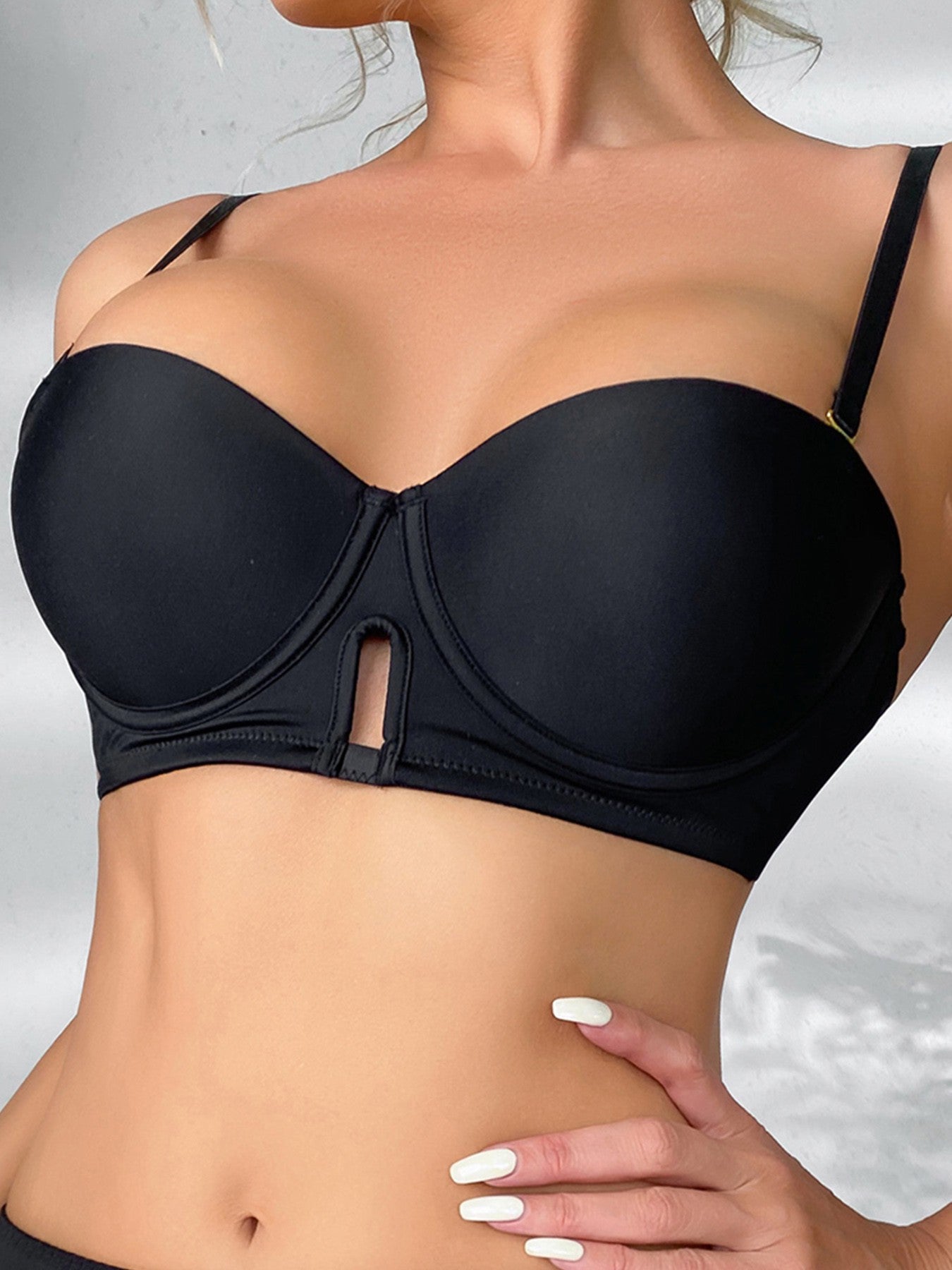 Padded Plunge Underwire Bra
