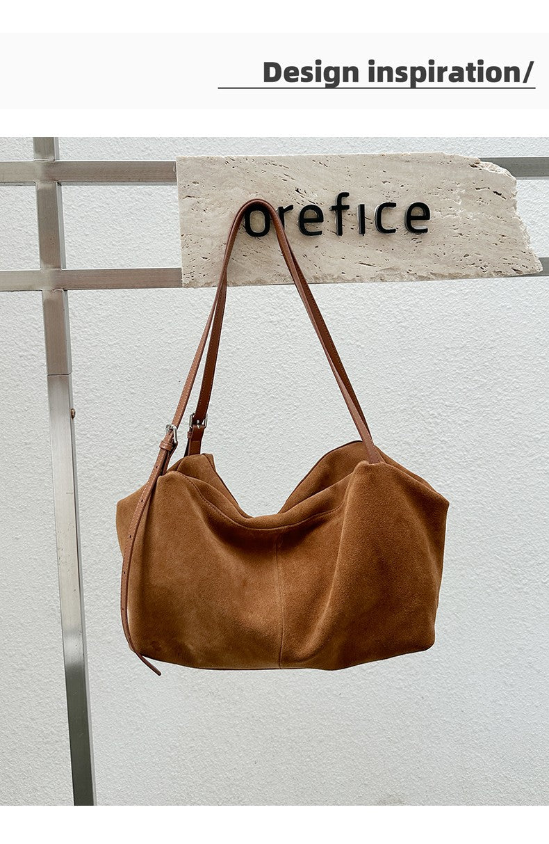MALLUO Women's Genuine Leather Tote Bag