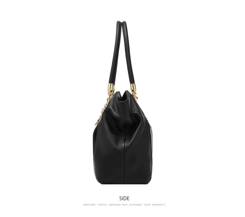FOXER Women's Genuine Leather Tote Bag