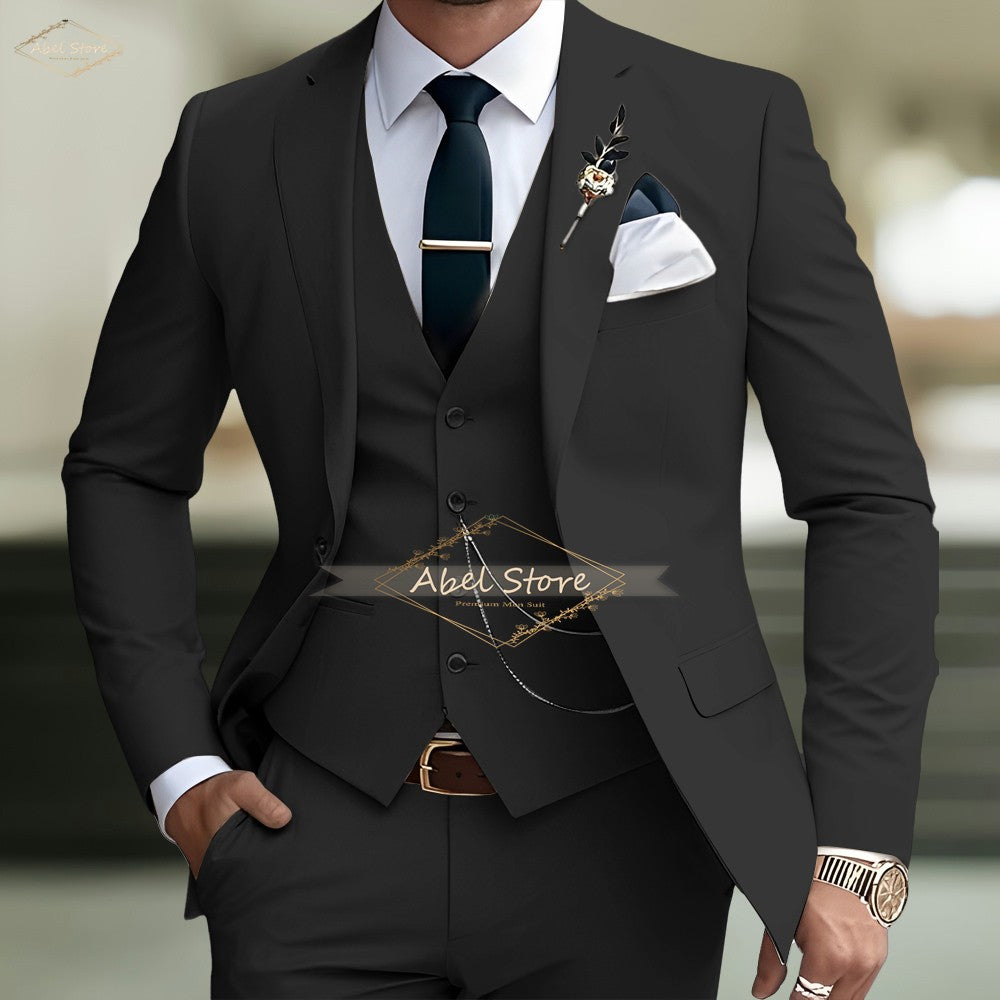Men's Slim-Fit Wedding Suit
