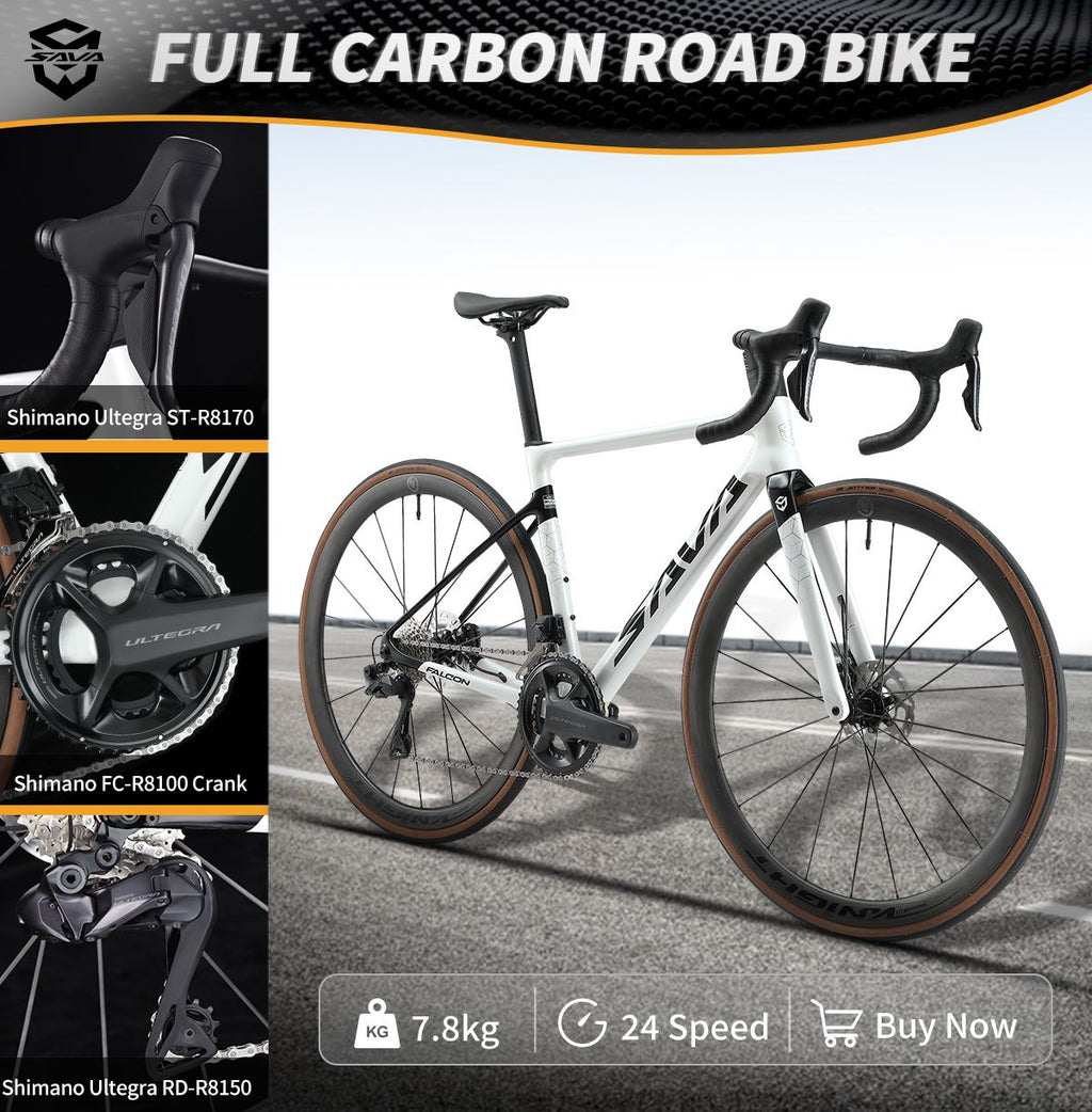 SAVA Carbon Fiber Road Bike with Shimano Ultegra Di2