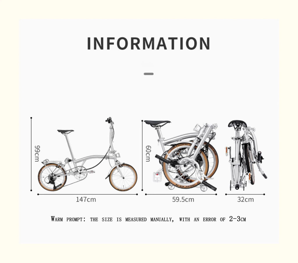 KaFeiDI 20" Folding Commuter Bike