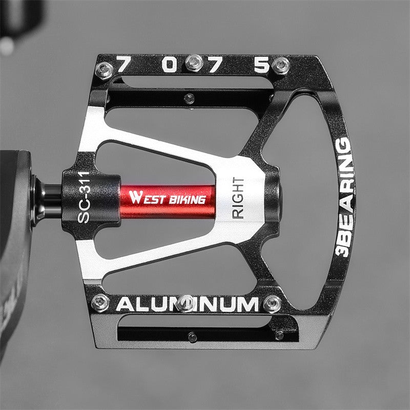 West Biking 3 Bearing Ultralight Bike Pedals