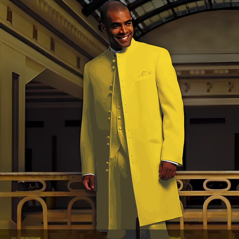 Men's Loose-Fit Wool Suit