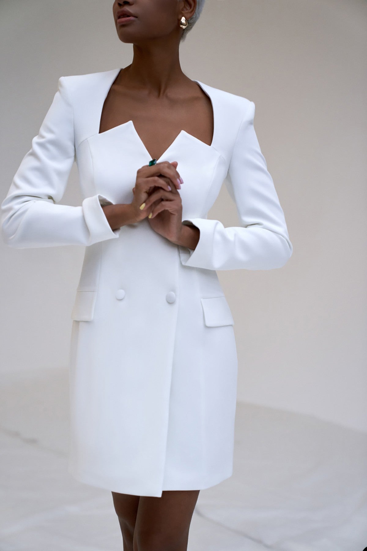Women's Vintage Formal Dress, Elegant, Slim Fit, Wide Collar, Celebrity Blazer, Breasted, Custom, Evening Party, One Piece Women's Vintage Formal Dress, Elegant, Slim Fit, Wide Collar, Celebrity Blazer, Breasted, Custom, Evening Party, One Piece