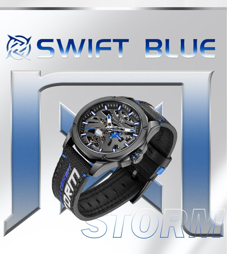 Welly Merck Men's Automatic Business Watch (Leather Strap)