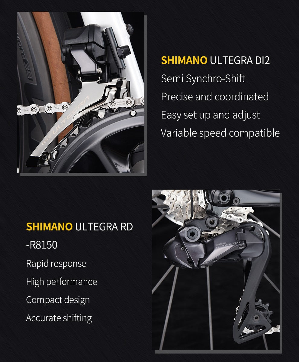 SAVA Carbon Fiber Road Bike with Shimano Ultegra Di2