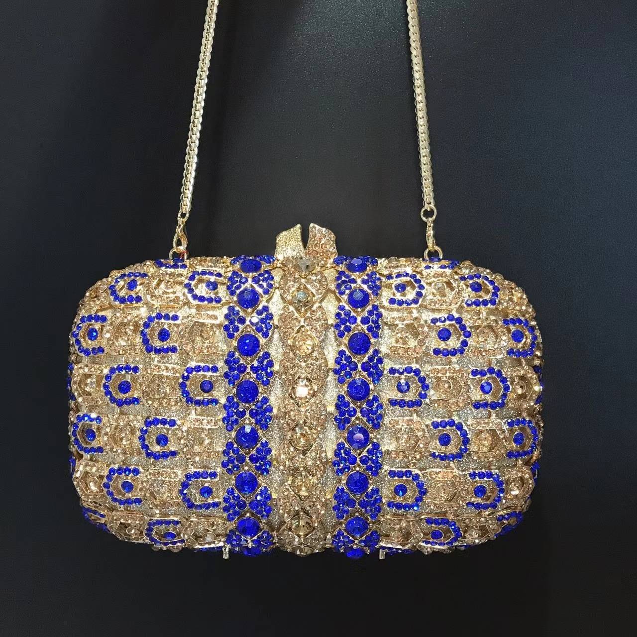Women's Diamond Minaudiere Clutch