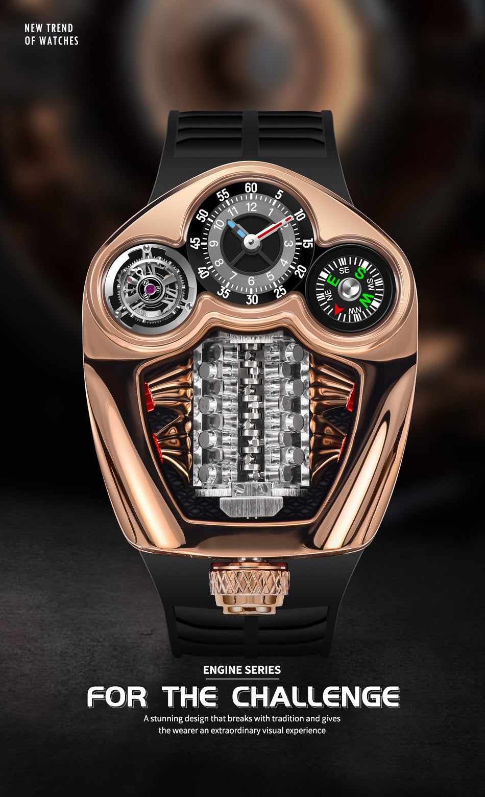 Luxury Quartz Watch P6658