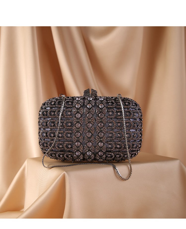 Women's Diamond Minaudiere Clutch