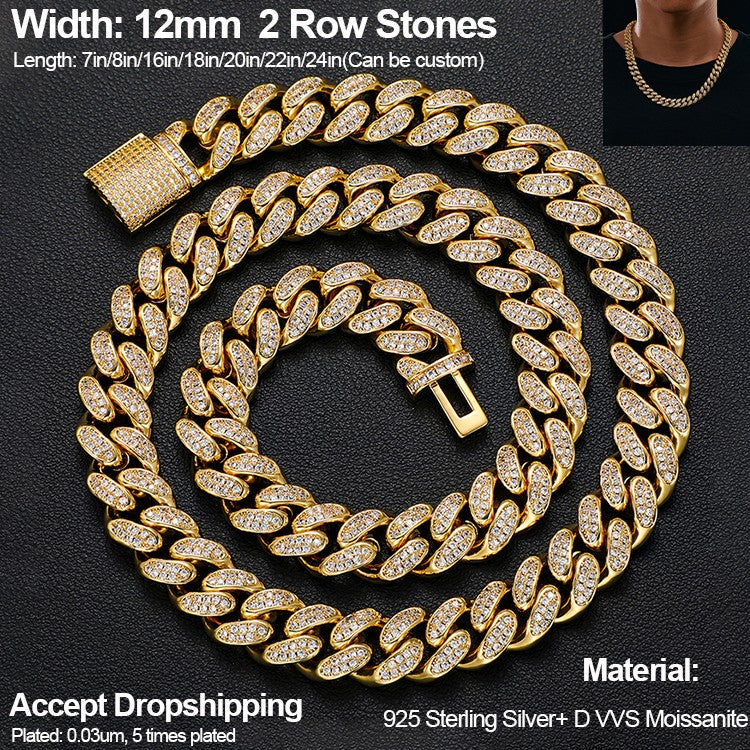 ICEOUTBOX Custom Moissanite Chain
